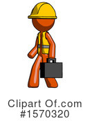 Orange Design Mascot Clipart #1570320 by Leo Blanchette