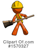 Orange Design Mascot Clipart #1570327 by Leo Blanchette