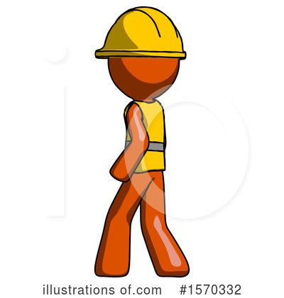 Royalty-Free (RF) Orange Design Mascot Clipart Illustration by Leo Blanchette - Stock Sample #1570332