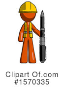 Orange Design Mascot Clipart #1570335 by Leo Blanchette