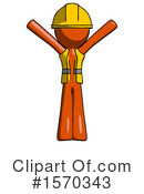 Orange Design Mascot Clipart #1570343 by Leo Blanchette