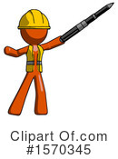 Orange Design Mascot Clipart #1570345 by Leo Blanchette