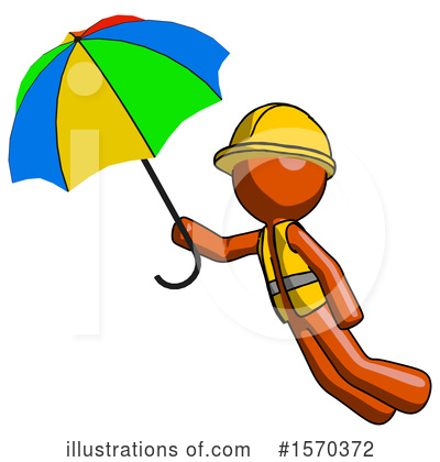 Royalty-Free (RF) Orange Design Mascot Clipart Illustration by Leo Blanchette - Stock Sample #1570372