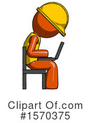 Orange Design Mascot Clipart #1570375 by Leo Blanchette