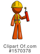 Orange Design Mascot Clipart #1570378 by Leo Blanchette