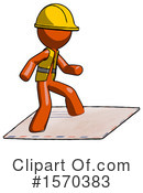 Orange Design Mascot Clipart #1570383 by Leo Blanchette
