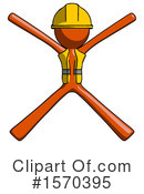 Orange Design Mascot Clipart #1570395 by Leo Blanchette