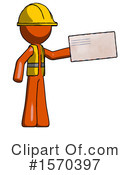 Orange Design Mascot Clipart #1570397 by Leo Blanchette