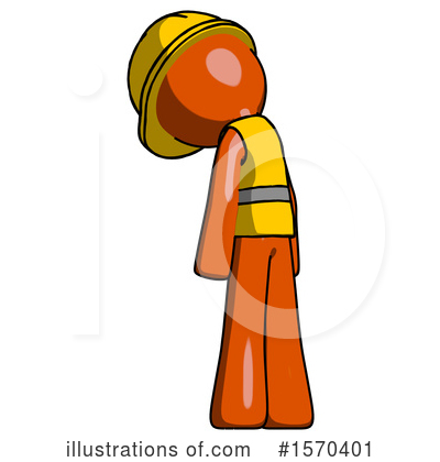 Royalty-Free (RF) Orange Design Mascot Clipart Illustration by Leo Blanchette - Stock Sample #1570401