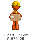 Orange Design Mascot Clipart #1570405 by Leo Blanchette