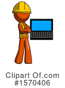 Orange Design Mascot Clipart #1570406 by Leo Blanchette