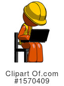 Orange Design Mascot Clipart #1570409 by Leo Blanchette