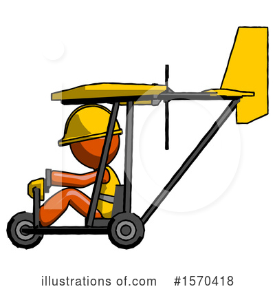 Royalty-Free (RF) Orange Design Mascot Clipart Illustration by Leo Blanchette - Stock Sample #1570418
