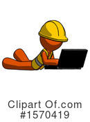 Orange Design Mascot Clipart #1570419 by Leo Blanchette