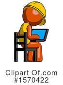 Orange Design Mascot Clipart #1570422 by Leo Blanchette