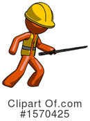 Orange Design Mascot Clipart #1570425 by Leo Blanchette