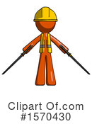 Orange Design Mascot Clipart #1570430 by Leo Blanchette
