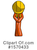 Orange Design Mascot Clipart #1570433 by Leo Blanchette