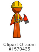 Orange Design Mascot Clipart #1570435 by Leo Blanchette