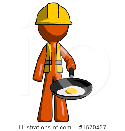 Royalty-Free (RF) Orange Design Mascot Clipart Illustration by Leo Blanchette - Stock Sample #1570437