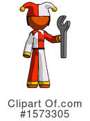 Orange Design Mascot Clipart #1573305 by Leo Blanchette