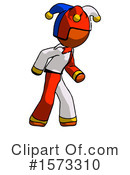 Orange Design Mascot Clipart #1573310 by Leo Blanchette