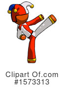 Orange Design Mascot Clipart #1573313 by Leo Blanchette