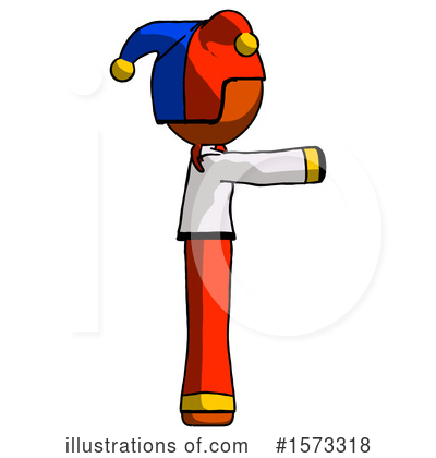 Royalty-Free (RF) Orange Design Mascot Clipart Illustration by Leo Blanchette - Stock Sample #1573318