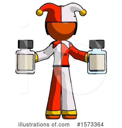 Royalty-Free (RF) Orange Design Mascot Clipart Illustration by Leo Blanchette - Stock Sample #1573364