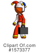 Orange Design Mascot Clipart #1573377 by Leo Blanchette