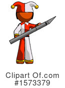 Orange Design Mascot Clipart #1573379 by Leo Blanchette