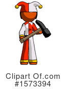 Orange Design Mascot Clipart #1573394 by Leo Blanchette