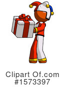 Orange Design Mascot Clipart #1573397 by Leo Blanchette