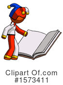 Orange Design Mascot Clipart #1573411 by Leo Blanchette