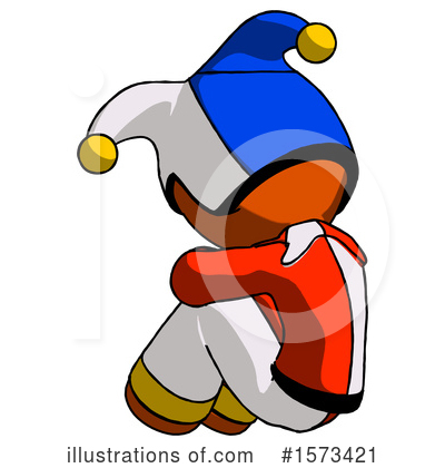 Royalty-Free (RF) Orange Design Mascot Clipart Illustration by Leo Blanchette - Stock Sample #1573421