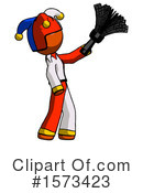 Orange Design Mascot Clipart #1573423 by Leo Blanchette