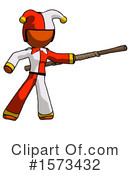 Orange Design Mascot Clipart #1573432 by Leo Blanchette