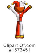 Orange Design Mascot Clipart #1573451 by Leo Blanchette