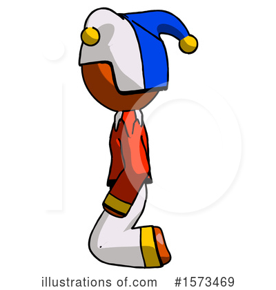 Royalty-Free (RF) Orange Design Mascot Clipart Illustration by Leo Blanchette - Stock Sample #1573469