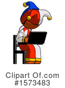 Orange Design Mascot Clipart #1573483 by Leo Blanchette