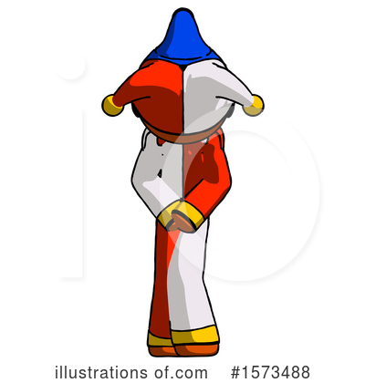 Royalty-Free (RF) Orange Design Mascot Clipart Illustration by Leo Blanchette - Stock Sample #1573488
