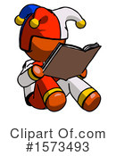 Orange Design Mascot Clipart #1573493 by Leo Blanchette