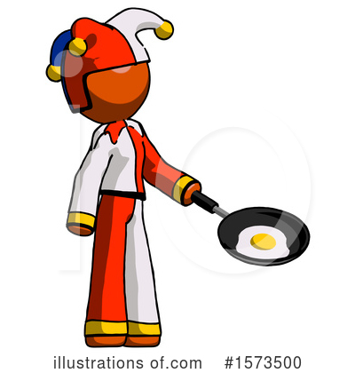 Royalty-Free (RF) Orange Design Mascot Clipart Illustration by Leo Blanchette - Stock Sample #1573500