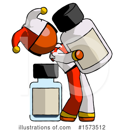 Royalty-Free (RF) Orange Design Mascot Clipart Illustration by Leo Blanchette - Stock Sample #1573512
