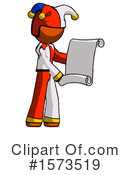 Orange Design Mascot Clipart #1573519 by Leo Blanchette