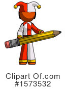 Orange Design Mascot Clipart #1573532 by Leo Blanchette