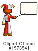Orange Design Mascot Clipart #1573541 by Leo Blanchette