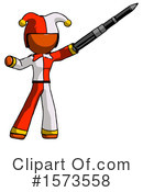 Orange Design Mascot Clipart #1573558 by Leo Blanchette