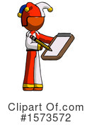 Orange Design Mascot Clipart #1573572 by Leo Blanchette