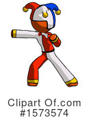 Orange Design Mascot Clipart #1573574 by Leo Blanchette